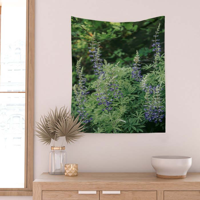 Lupine Wall Tapestry Gallery Image 2