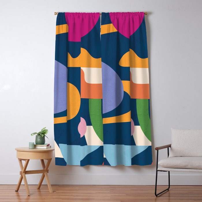 Modern Abstract Art 42 Window Curtain Gallery Image 5