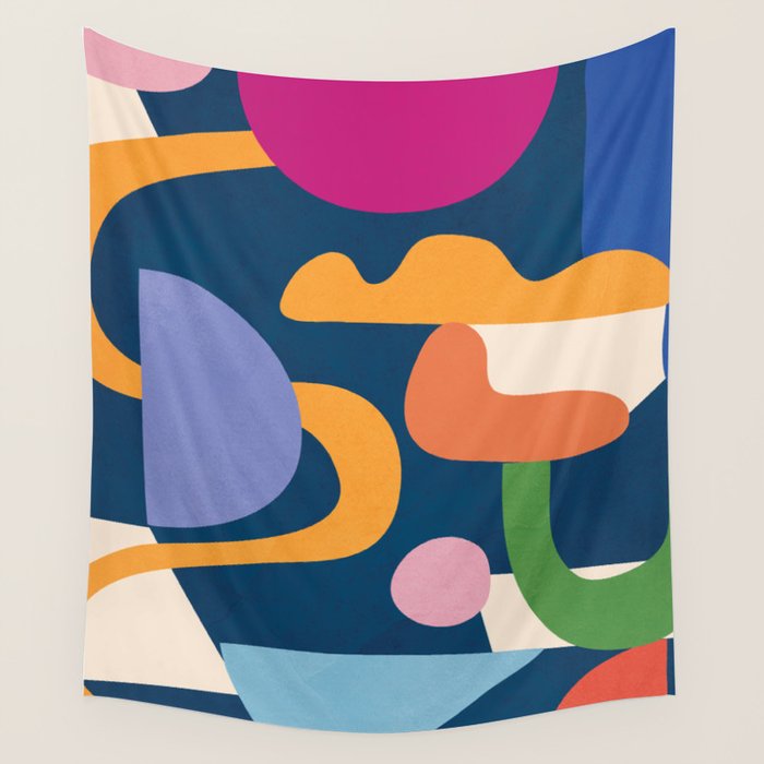 Modern Abstract Art 42 Wall Tapestry Gallery Image 1