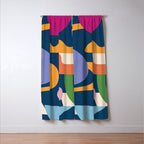 Modern Abstract Art 42 Window Curtain Gallery Image 3