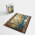 Antique 18th Century French Aubusson Chinoiserie Pagoda Tapestry Jigsaw Puzzle Gallery Image 2