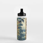 Antique 18th Century French Aubusson Chinoiserie Pagoda Tapestry Water Bottle Gallery Image 2