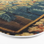 Antique 18th Century French Aubusson Chinoiserie Pagoda Tapestry Bath Mat Gallery Image 3