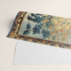 Antique 18th Century French Aubusson Chinoiserie Pagoda Tapestry Wrapping Paper Gallery Image 2