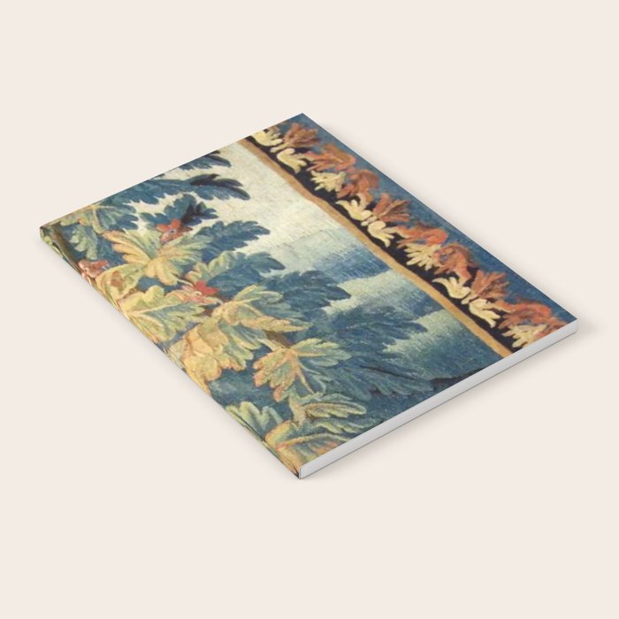 Antique 18th Century French Aubusson Chinoiserie Pagoda Tapestry Notebook Gallery Image 1