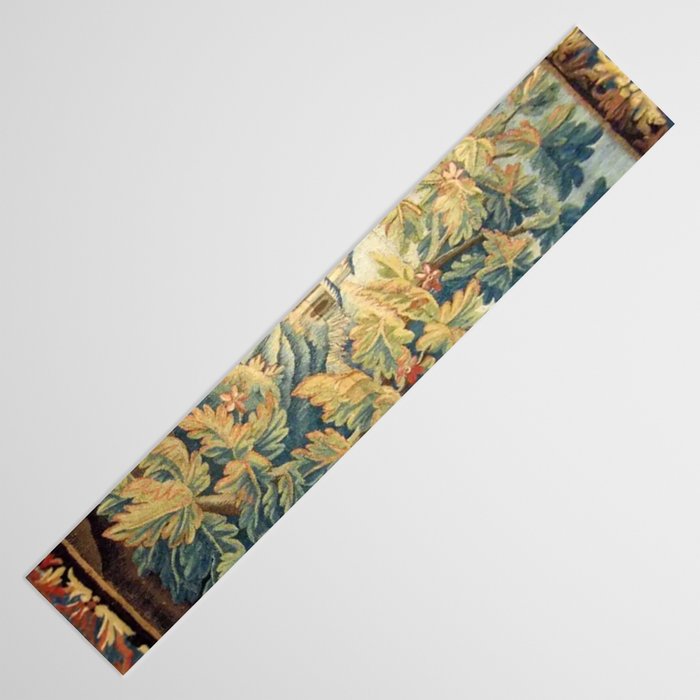 Antique 18th Century French Aubusson Chinoiserie Pagoda Tapestry Table Runner Gallery Image 3
