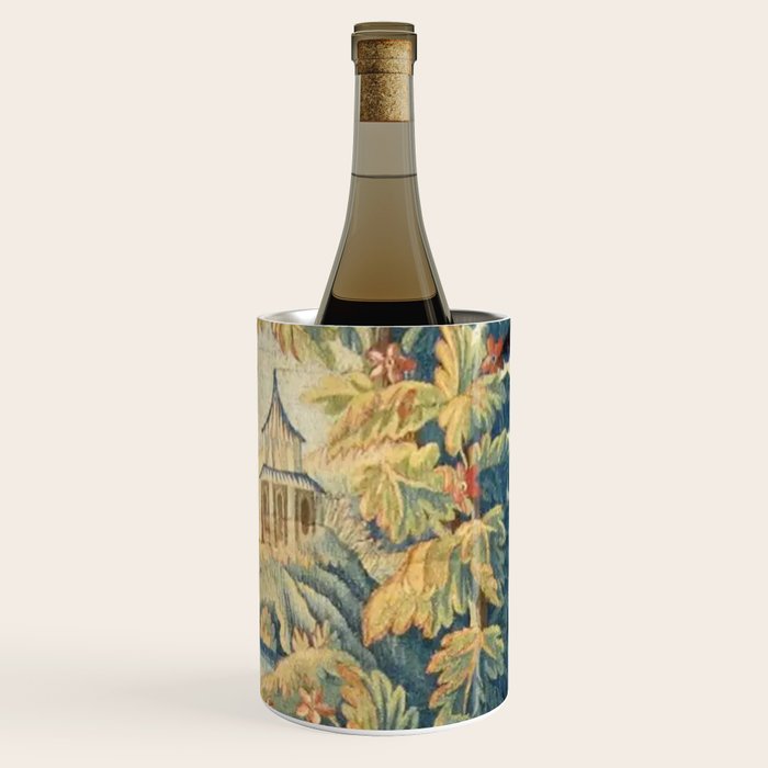 Antique 18th Century French Aubusson Chinoiserie Pagoda Tapestry Wine Chiller Gallery Image 1