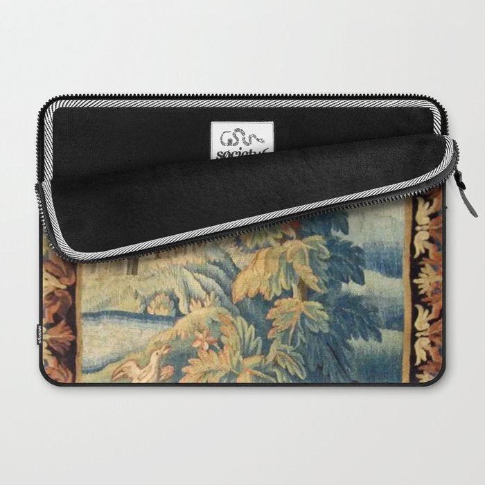 Antique 18th Century French Aubusson Chinoiserie Pagoda Tapestry Laptop Sleeve Gallery Image 2