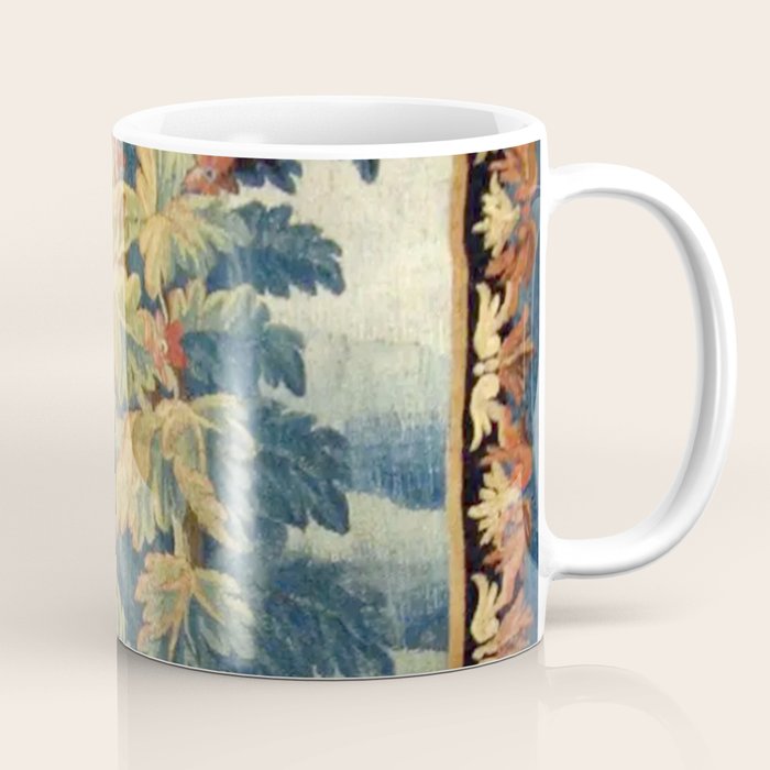 Antique 18th Century French Aubusson Chinoiserie Pagoda Tapestry Coffee Mug Gallery Image 1