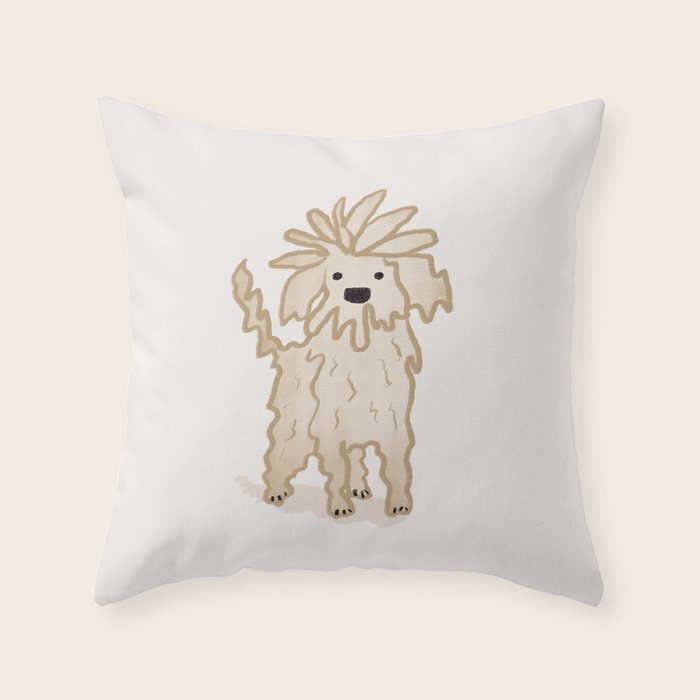 Oodle dog Throw Pillow Gallery Image 6