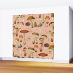 Mushrooms pink Wall Mural Gallery Image 2