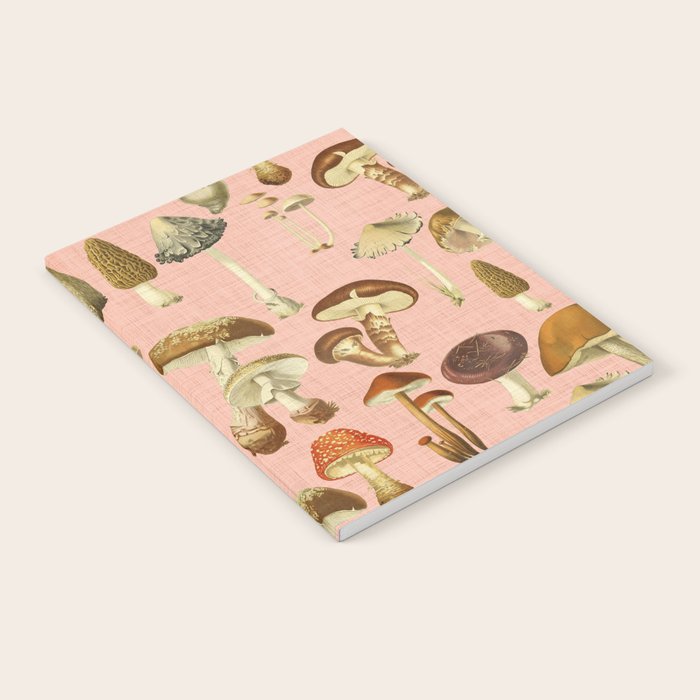 Mushrooms pink Notebook Gallery Image 1