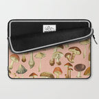 Mushrooms pink Laptop Sleeve Gallery Image 2