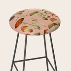 Mushrooms pink Stool Gallery Image 2