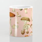 Mushrooms pink Coffee Mug Gallery Image 4
