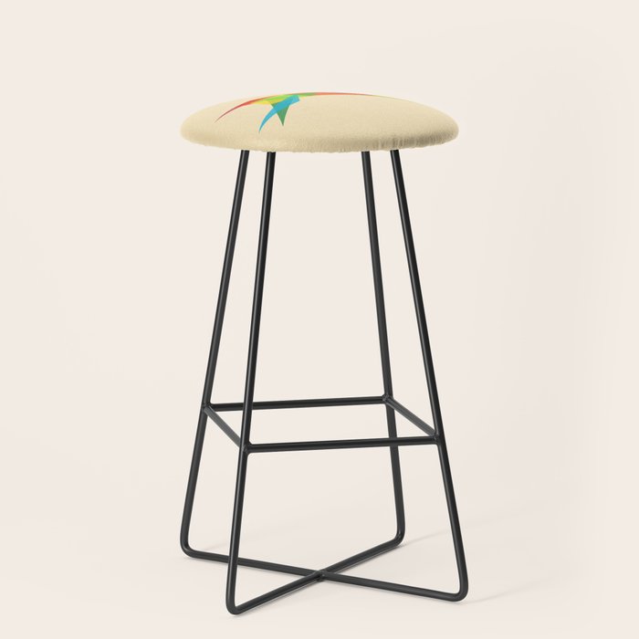Fractal Geometric Dog Stool Gallery Image 1