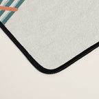 Orange and teal vintage badminton shuttlecocks Desk Mat Gallery Image 4