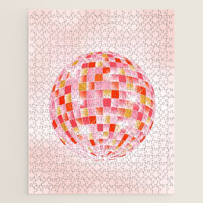 Candy Funk | Disco Ball: Peach Edition Jigsaw Puzzle Gallery Image 1