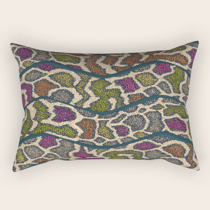boa wave Rectangular Pillow Gallery Image 2