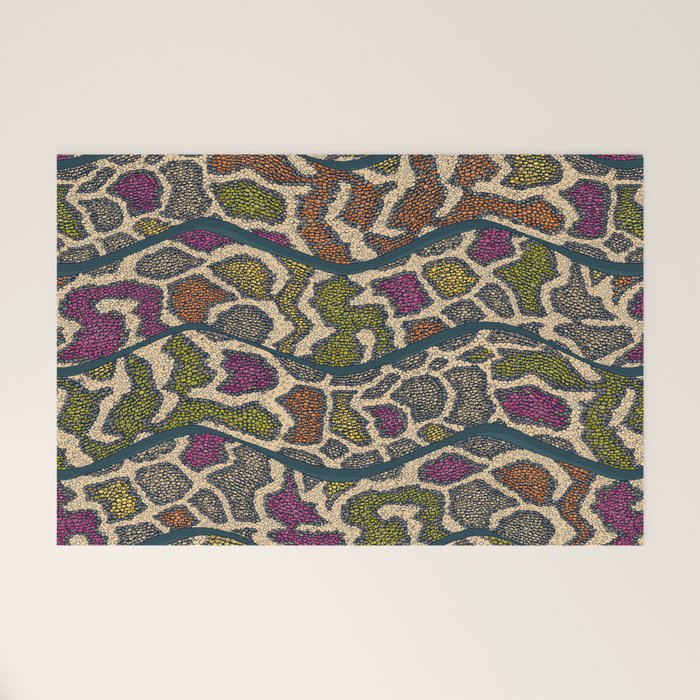 boa wave Welcome Mat Gallery Image 1