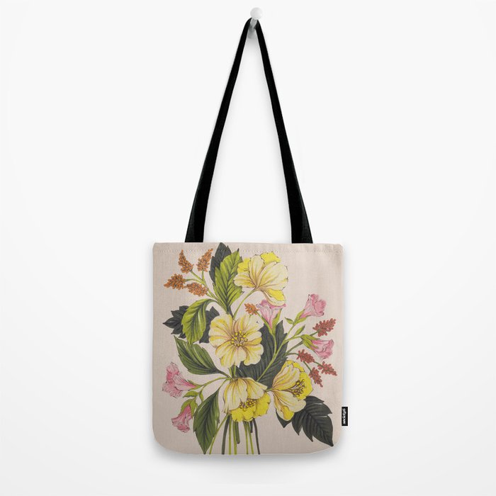 Yellow Flower bunch Tote Bag Gallery Image 2