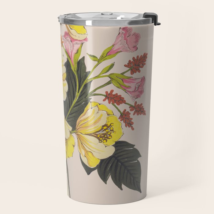Yellow Flower bunch Travel Mug Gallery Image 2