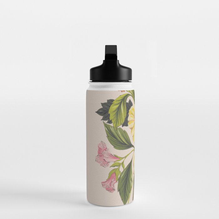 Yellow Flower bunch Water Bottle Gallery Image 3