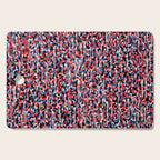 Graffiti style pattern - Berlin subway train seat camouflage design Cutting Board Gallery Image 1