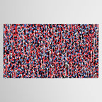 Graffiti style pattern - Berlin subway train seat camouflage design Tablecloth Gallery Image 2