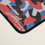 Graffiti style pattern - Berlin subway train seat camouflage design Desk Mat Gallery Image 4