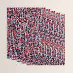 Graffiti style pattern - Berlin subway train seat camouflage design Wrapping Paper Gallery Image 3