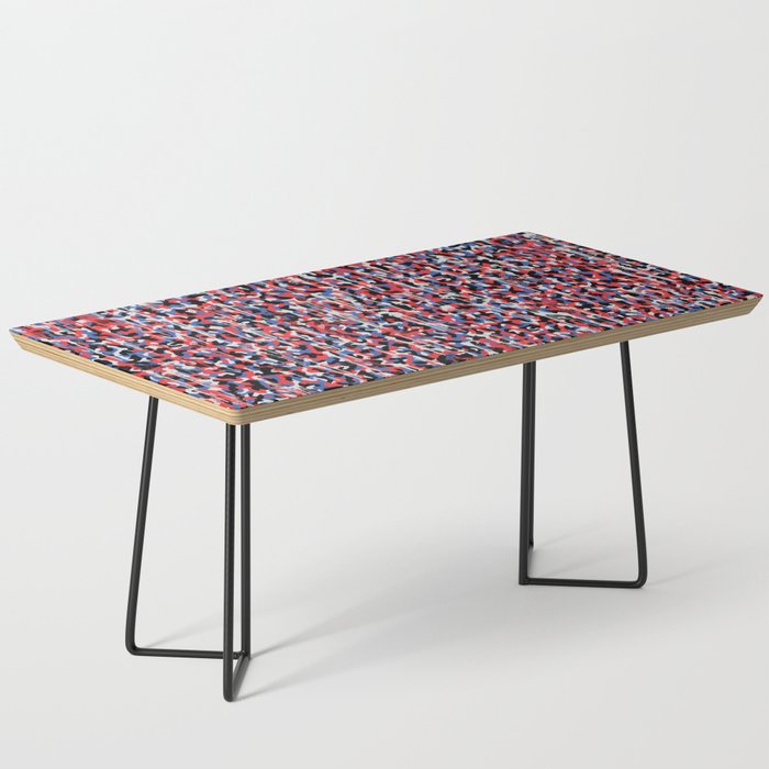 Graffiti style pattern - Berlin subway train seat camouflage design Coffee Table Gallery Image 1