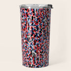 Graffiti style pattern - Berlin subway train seat camouflage design Travel Mug Gallery Image 2