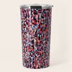 Graffiti style pattern - Berlin subway train seat camouflage design Travel Mug Gallery Image 1