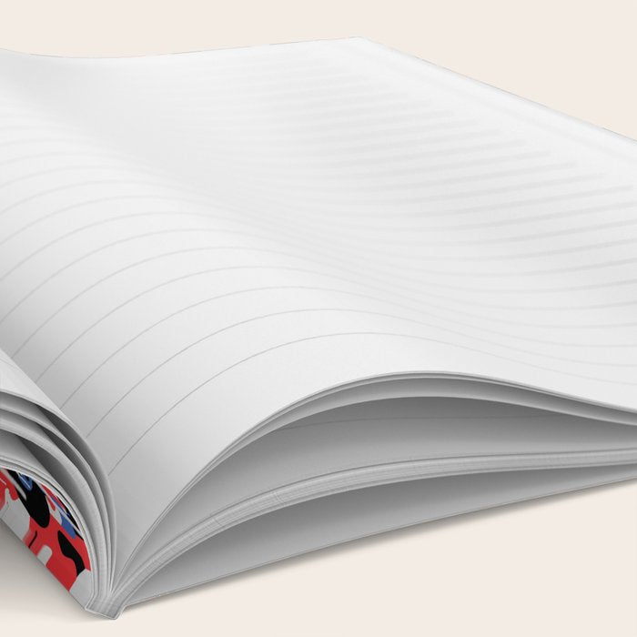 Graffiti style pattern - Berlin subway train seat camouflage design Notebook Gallery Image 2