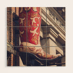 Broadway Boots - Nashville Wood Wall Art Gallery Image 1