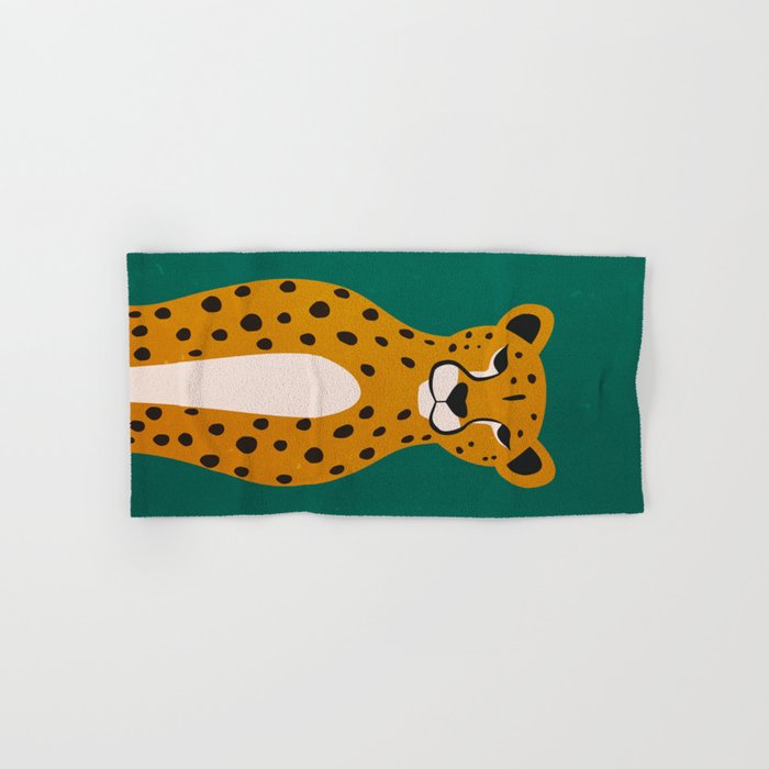 The Stare: Marigold Cheetah Bath Towel Gallery Image 1