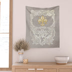 Fleur De Lis Wall Tapestry Gallery Image 2