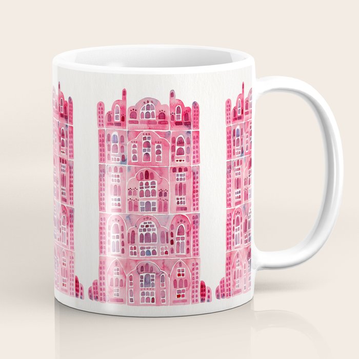 Hawa Mahal - Pink Palace of Jaipur, India Coffee Mug Gallery Image 1