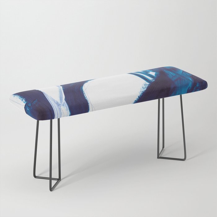 Blue Abstract Bench Gallery Image 1