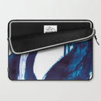 Blue Abstract Laptop Sleeve Gallery Image 2