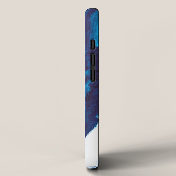 Blue Abstract iPhone Case Gallery Image 2