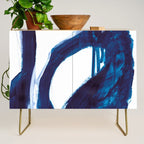 Blue Abstract Credenza Gallery Image 1