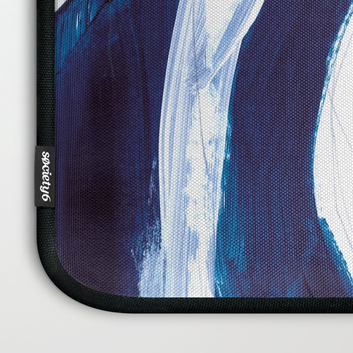 Blue Abstract Laptop Sleeve Gallery Image 3