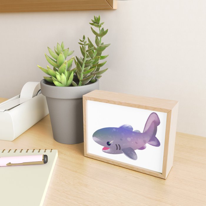 Shark day2 - bright Mini Art Print Gallery Image 2