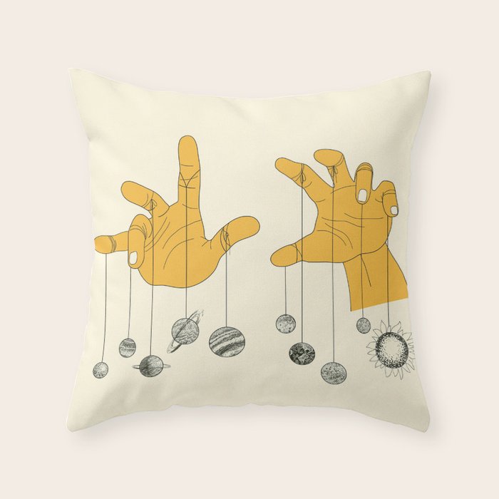 Solar System Throw Pillow Gallery Image 1