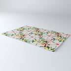 Summer Bloom - Dark Green Background  Rug Gallery Image 3