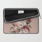 Floral Flamingo Romantic Serenade Laptop Sleeve Gallery Image 2