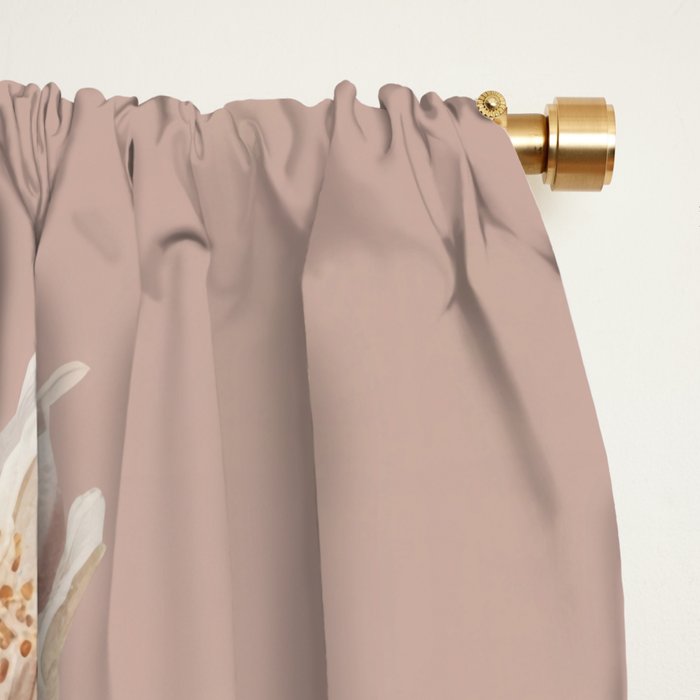 Floral Flamingo Romantic Serenade Window Curtain Gallery Image 2