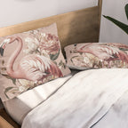 Floral Flamingo Romantic Serenade Pillow Sham Gallery Image 2